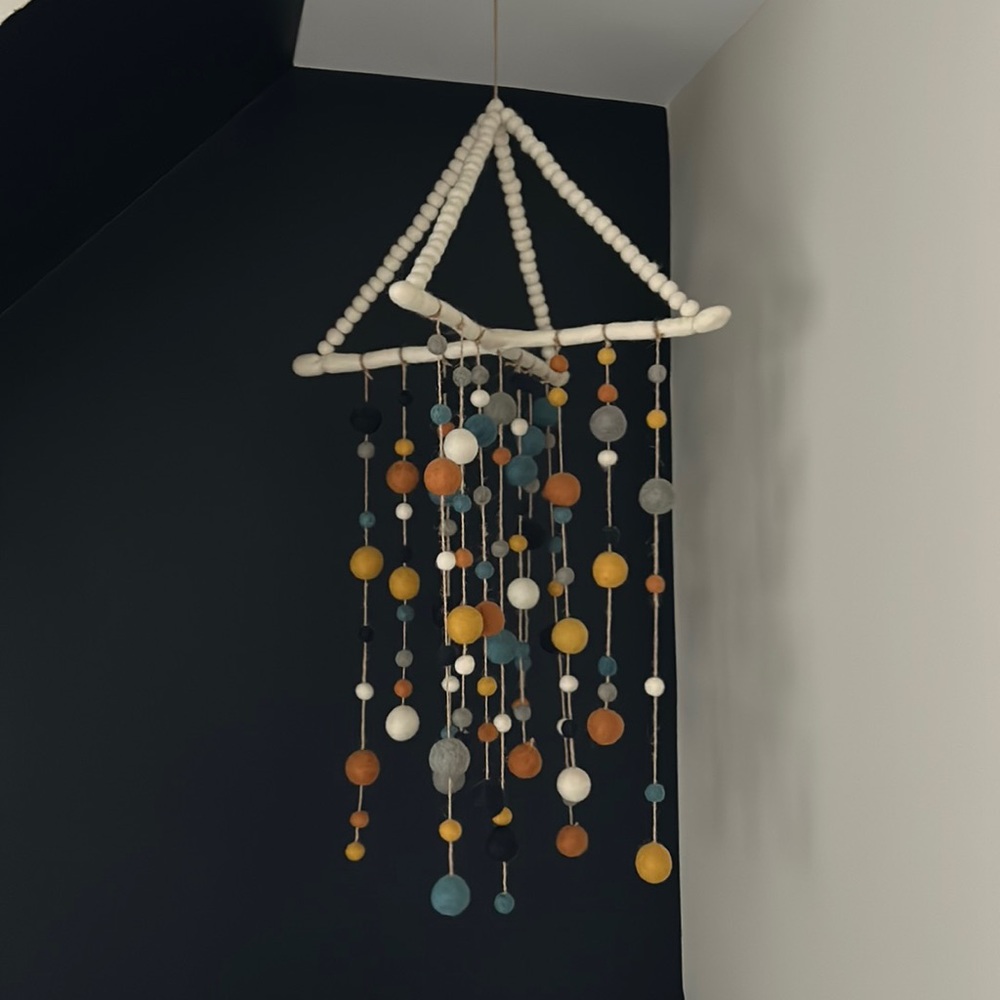 Pottery Barn Kids Pom Pom Mobile